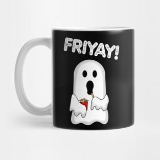 Emoji ghost , tgif friyay Mug